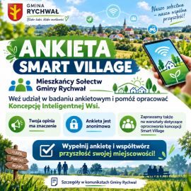 Badanie ankietowe dotyczące potrzeb, problemów oraz kierunków rozwoju lokalnej społeczności do opracowania Koncepcji Inteligentnej Wsi – Smart Village (SV)